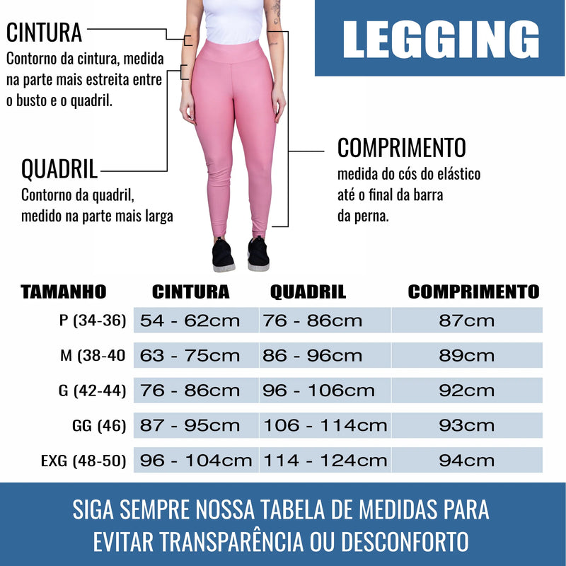 Calça legging feminina