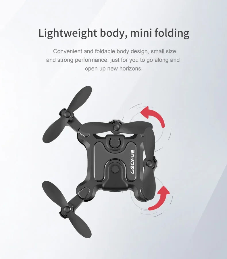 Xiaomi V2 Mini Drone Professional 8k Hd Camera 5g Wifi Fpv Air Pressure Altitude Hold Foldable Quadcopter Rc Drone Toys Uav 2025