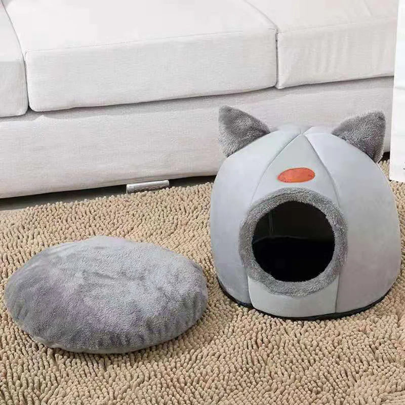 Cama Gatos Inverno Quente E À Prova De Frio