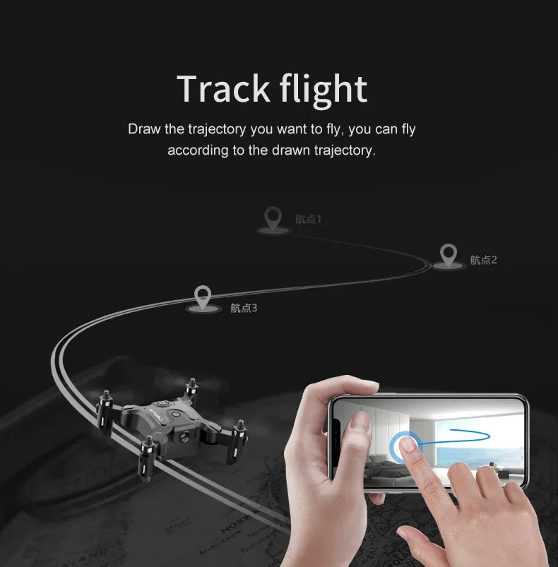 Xiaomi V2 Mini Drone Professional 8k Hd Camera 5g Wifi Fpv Air Pressure Altitude Hold Foldable Quadcopter Rc Drone Toys Uav 2025