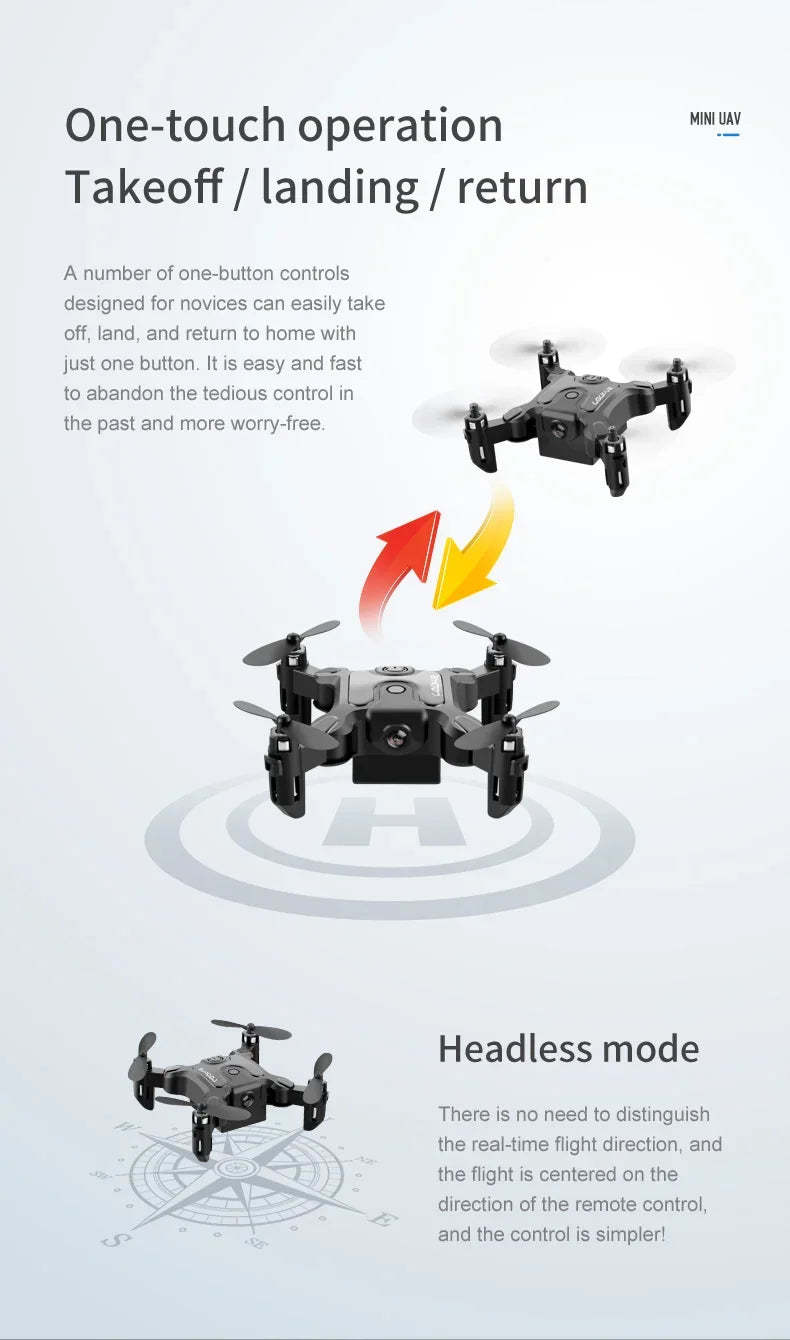 Xiaomi V2 Mini Drone Professional 8k Hd Camera 5g Wifi Fpv Air Pressure Altitude Hold Foldable Quadcopter Rc Drone Toys Uav 2025