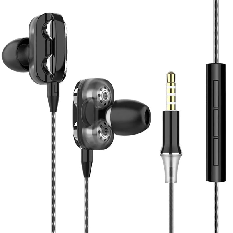 Fones de ouvido com fio X2 3,5 mm com fio intra-auricular