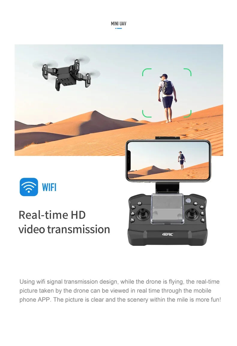 Xiaomi V2 Mini Drone Professional 8k Hd Camera 5g Wifi Fpv Air Pressure Altitude Hold Foldable Quadcopter Rc Drone Toys Uav 2025